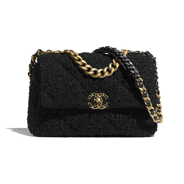 入手困難 シャネル 19 ラージ フラップ バッグ ツイード 3色展開 AS1161 B05179 NB405